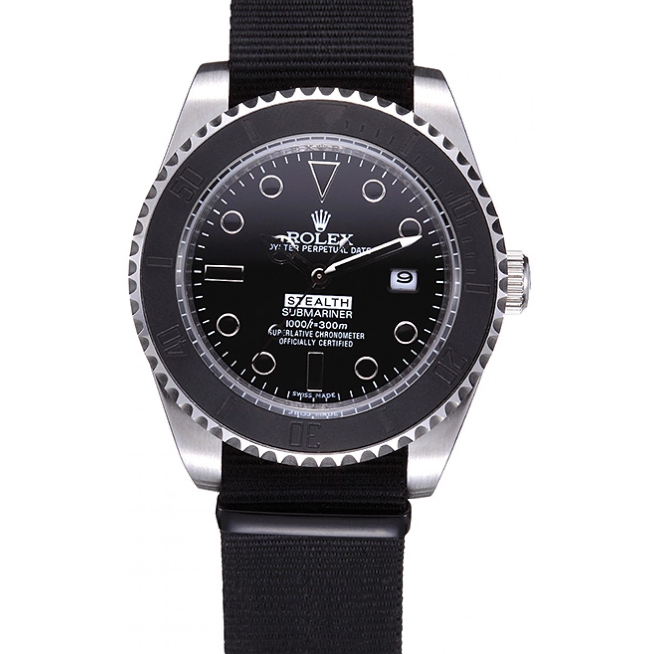 Aaa replica watch Submariner Black Rolex Stealth 621988 0611
